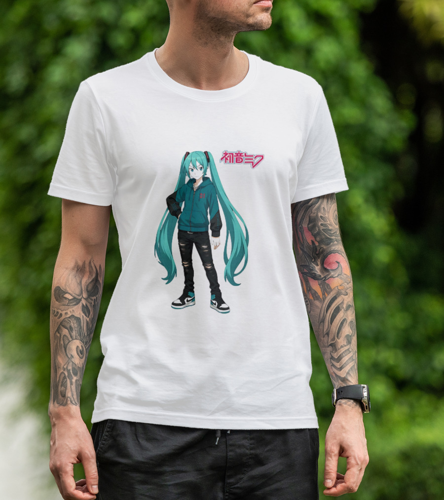 初音ミク Atlanta Miku Character T-Shirt