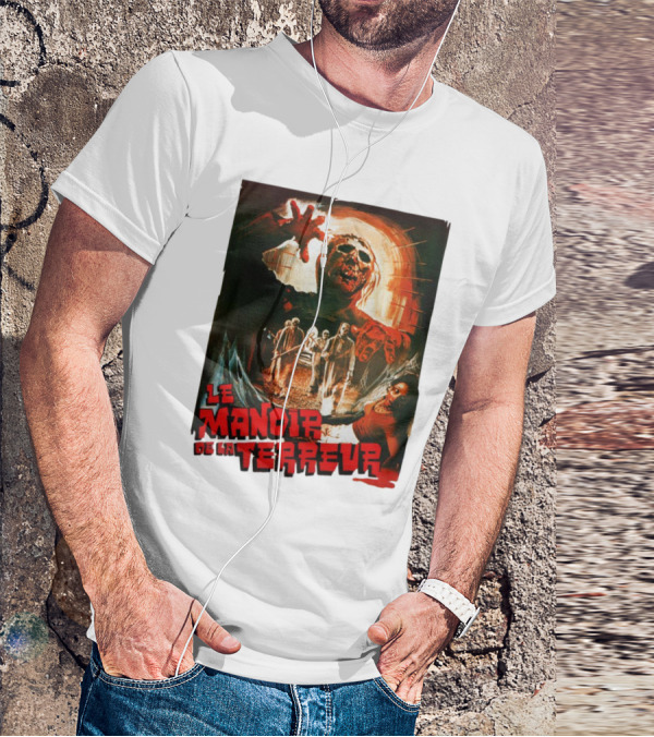 Le Manoir De La Terreur Horror Art T-Shirt