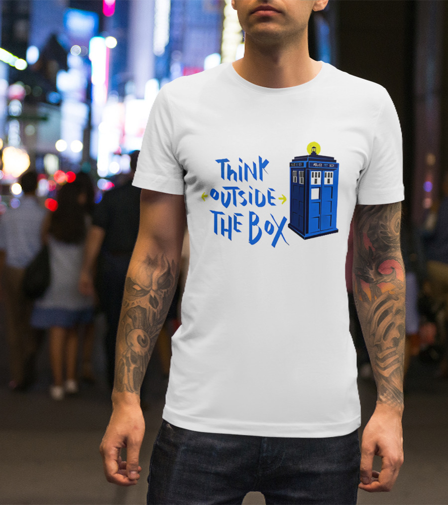Think Outside The Box Doctor Who Tardis T-Shirt