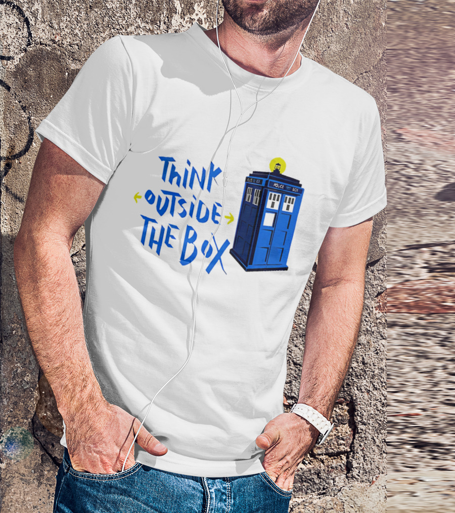 Think Outside The Box Doctor Who Tardis T-Shirt