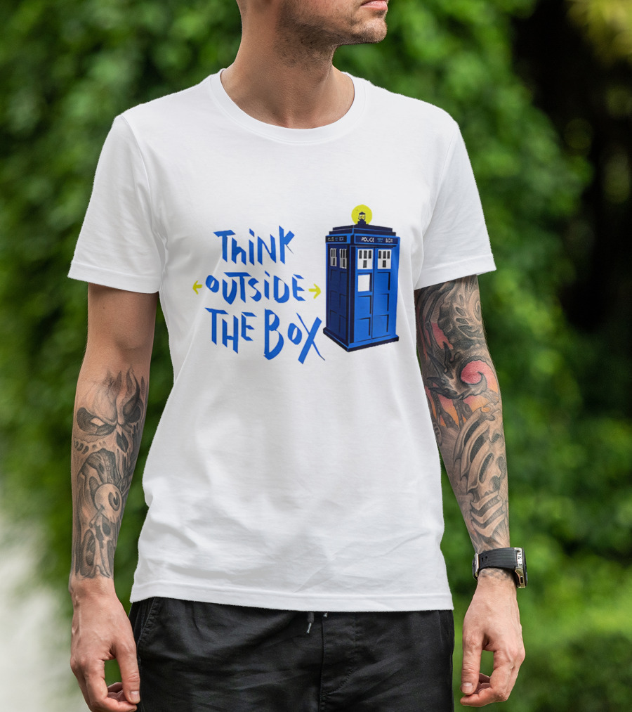 Think Outside The Box Doctor Who Tardis T-Shirt