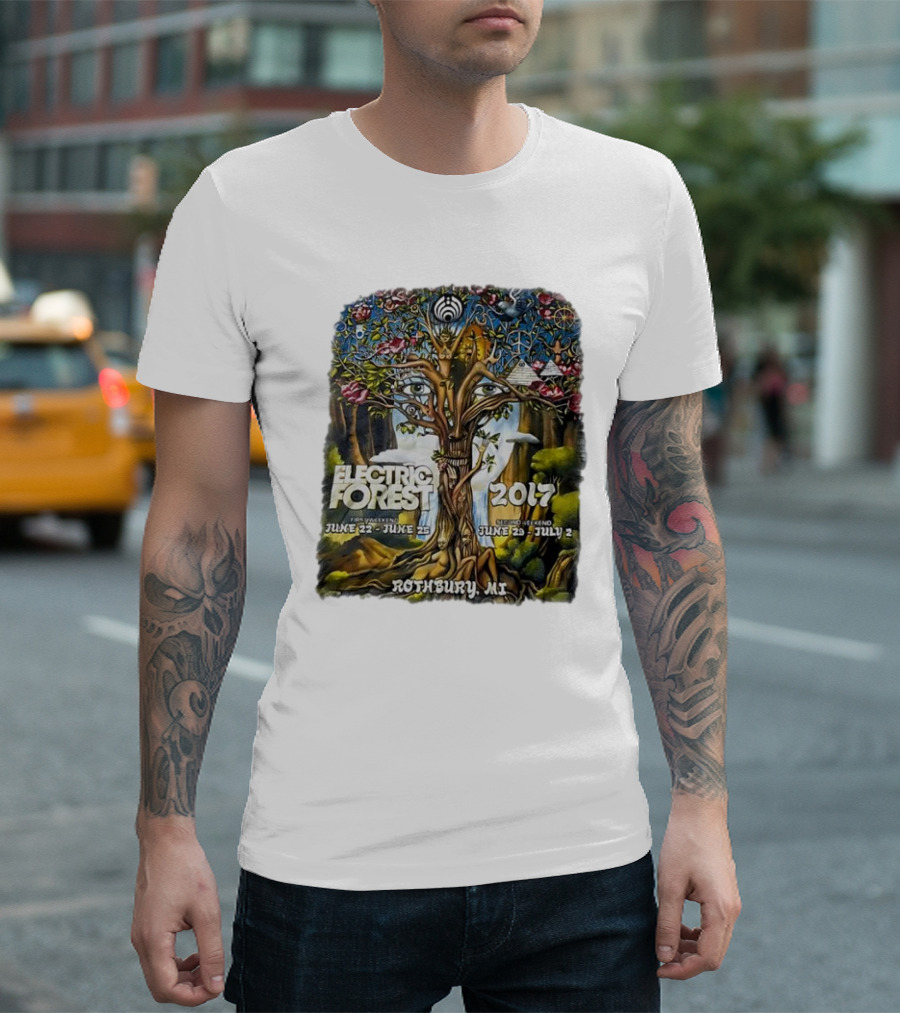 Electric Forest 2017 Tree Art June 22-25 Rothbury MI T-Shirt