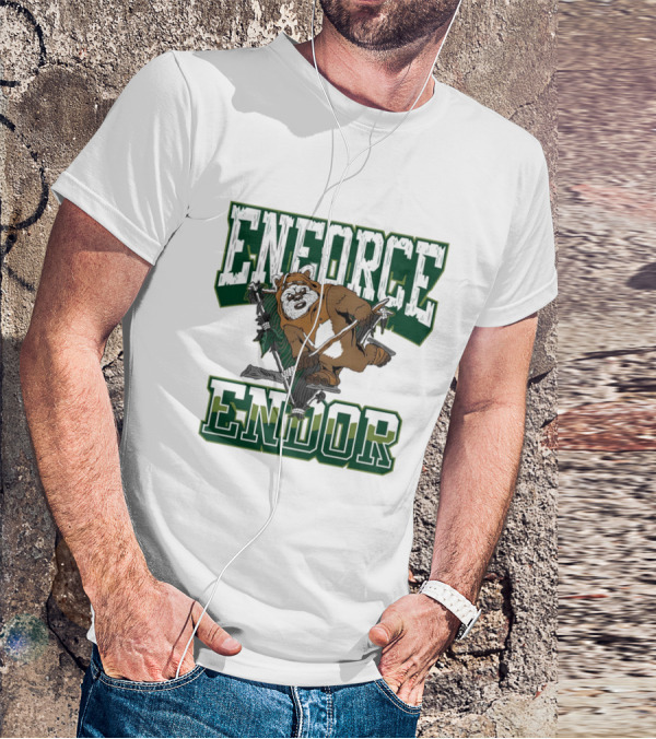 Enforce Endor Hockey Ewok Warrior T-Shirt