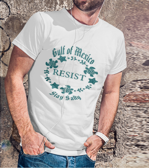 Gulf Of Mexico Resist Stay Salty Turtle T-Shirt