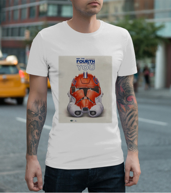 May The Fourth Be With You Florida Gators Helmet T-Shirt