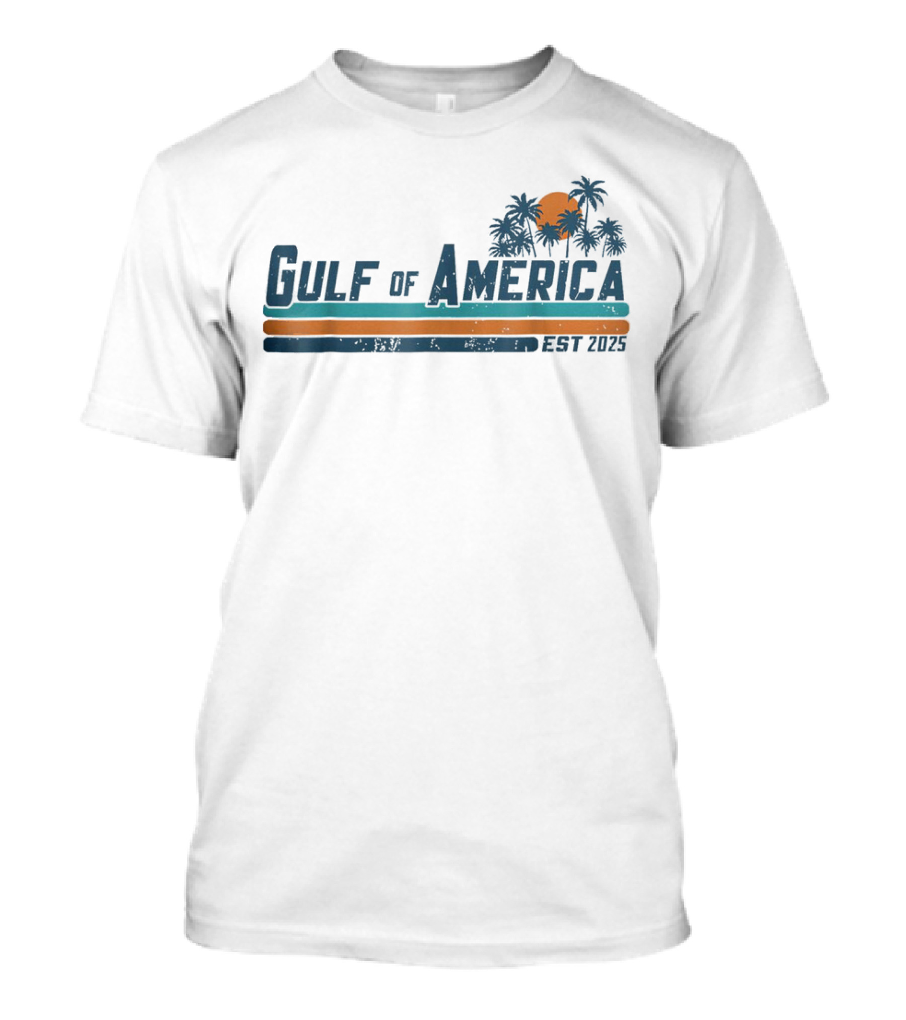 Gulf Of America Mississippi Alabama Florida Since August 2018 T-Shirt