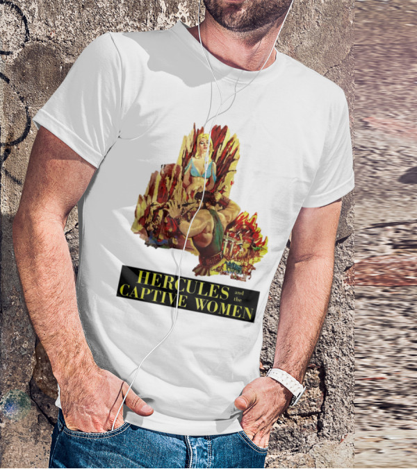 Hercules And The Captive Women Classic Movie Vintage Art T-Shirt