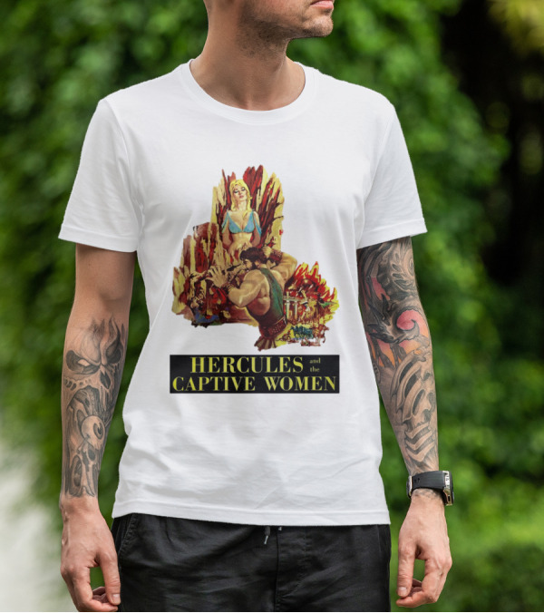 Hercules And The Captive Women Classic Movie Vintage Art T-Shirt