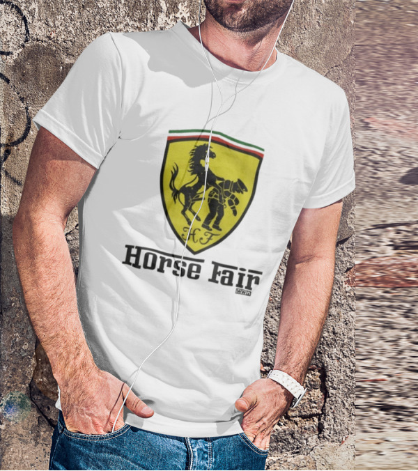 Horse Fair Waterford Whispers HF Shield With Horse And Man T-Shirt