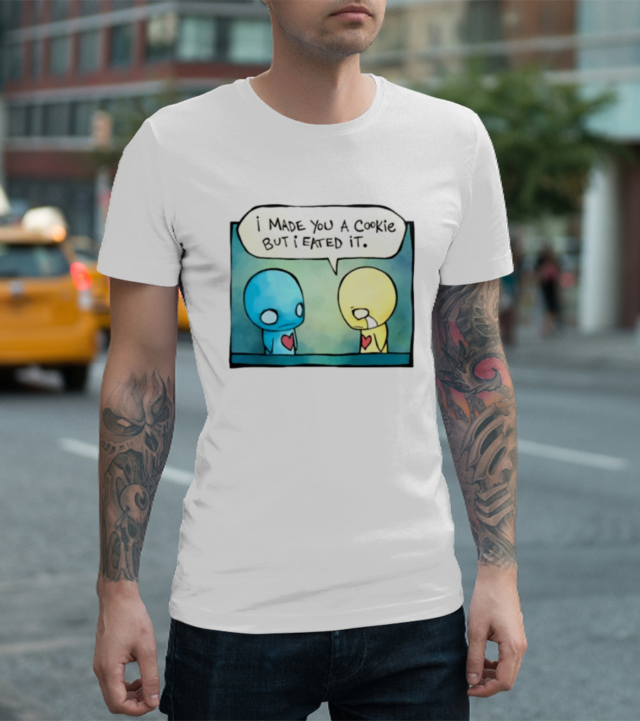 Hot Topic Pon and Zi Comic I Made You a Cookie But I Eated It T-Shirt