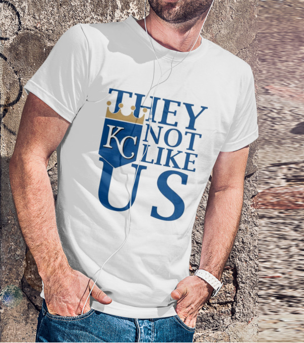 They Not Like Us KC Royals Crown Icon T-Shirt