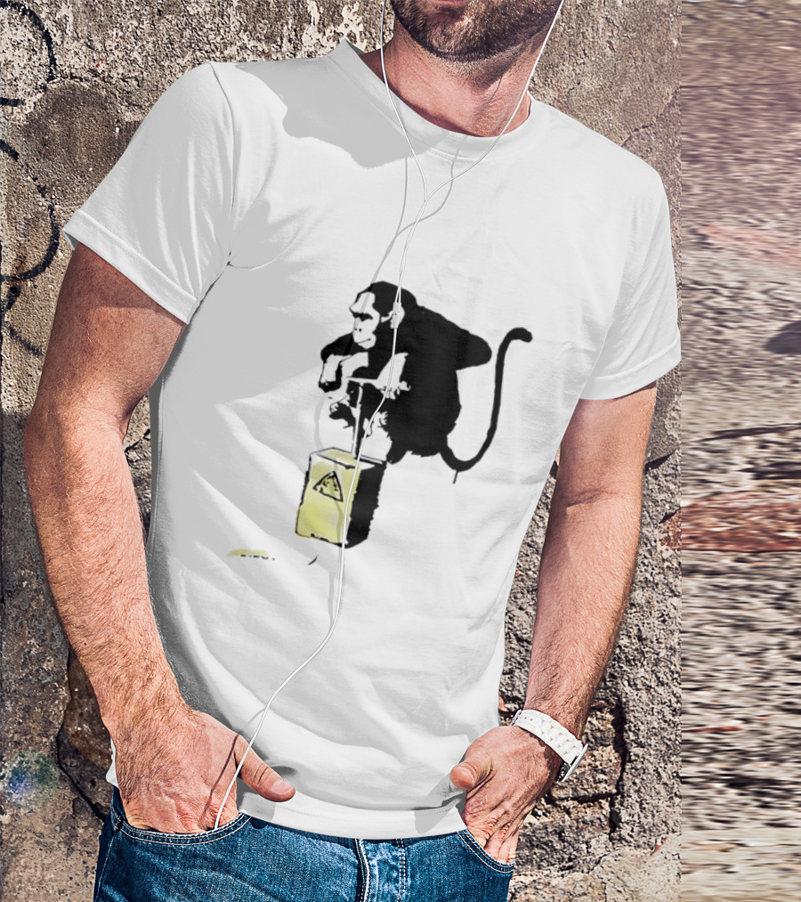 Lex Luthor Bricks Bomb Banana Banksy Influenced T-Shirt