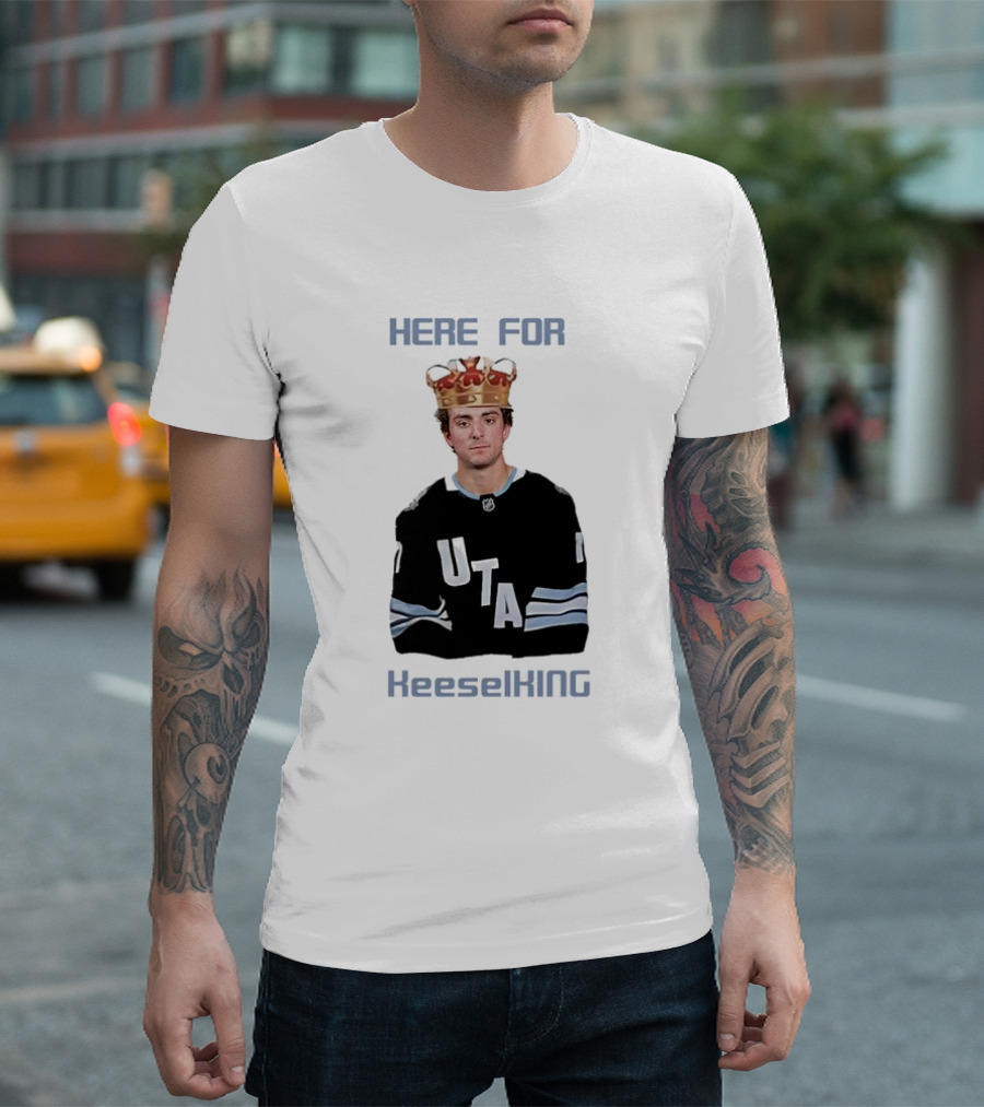 Here for Kesselking Crowned Hockey Player T-Shirt