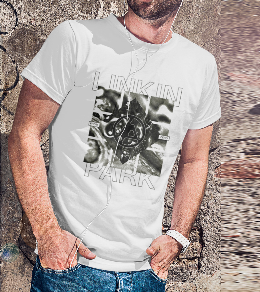 Linkin Park From Zero Strobe Sunburst Logo T-Shirt
