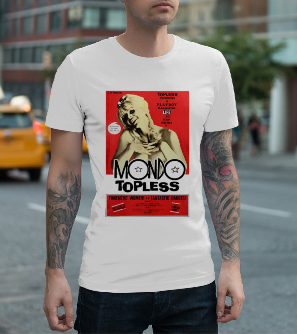 Mondo Topless Fantastic Women Fantastic Dances Adults Only T-Shirt