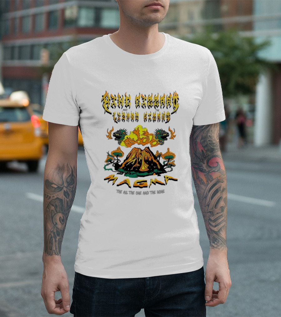King Gizzard Lizard Wizard Magma Volcanic Imagery T-Shirt