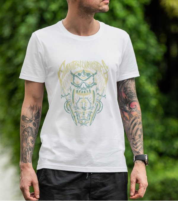 Oddities Curiosities Expo Skull Eye Swords T-Shirt
