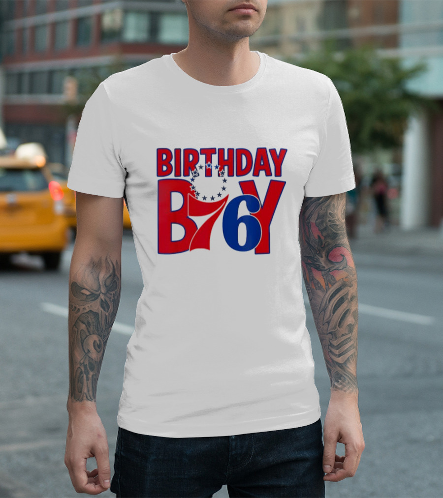 Philadelphia 76ers NBA Birthday Boy B76Y T-Shirt