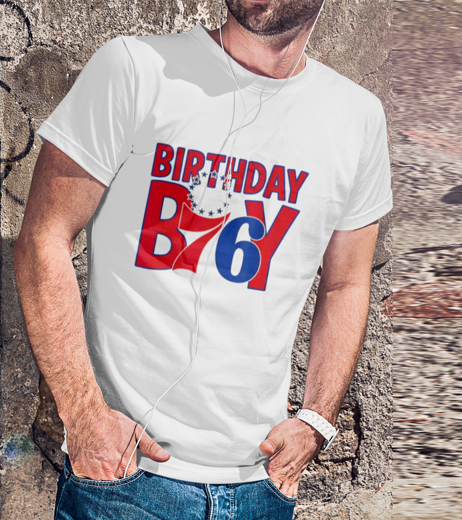 Philadelphia 76ers NBA Birthday Boy B76Y T-Shirt