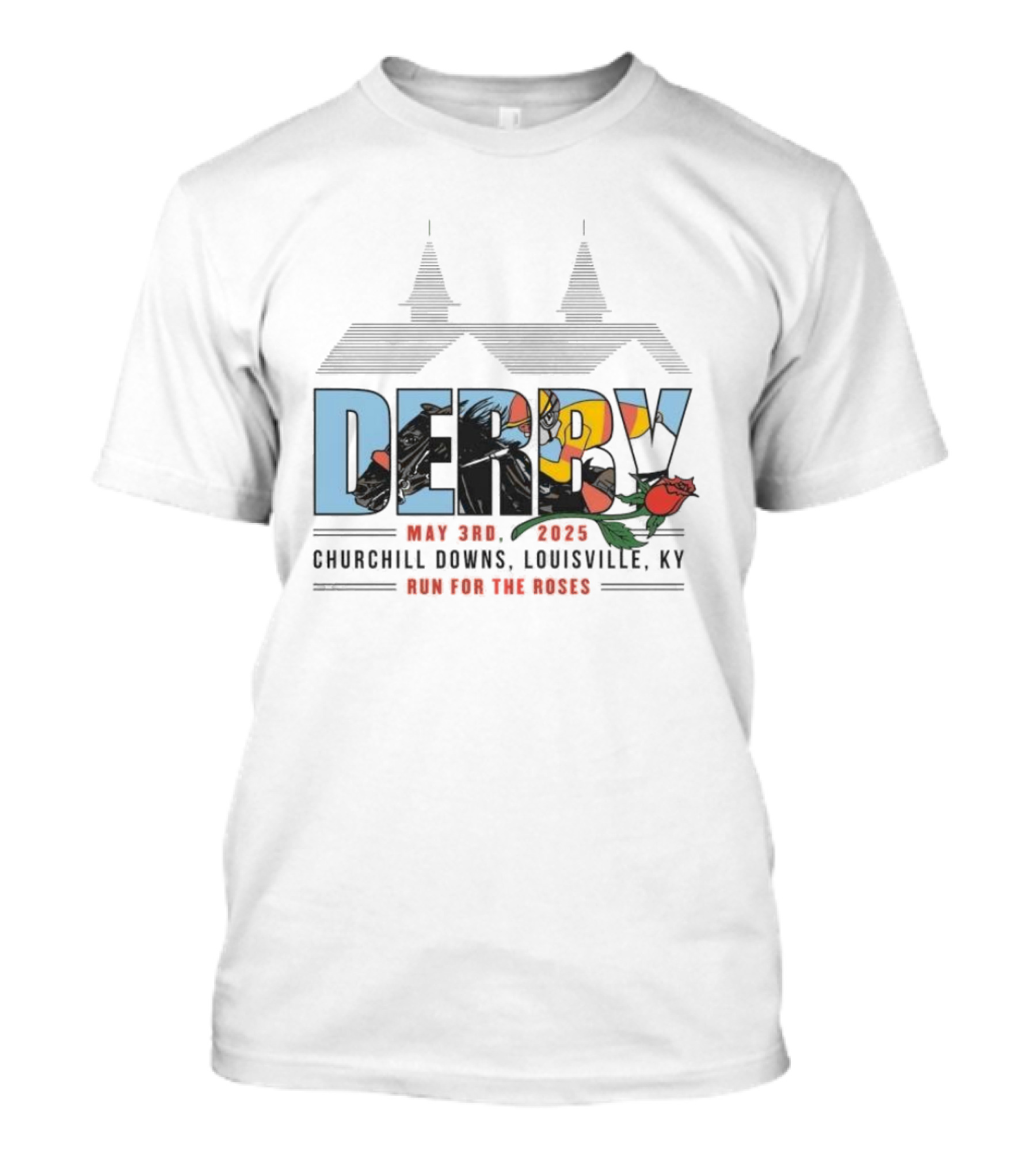 Derby May 3rd 2025 Churchill Downs Louisville KY Run For The Roses T-Shirt