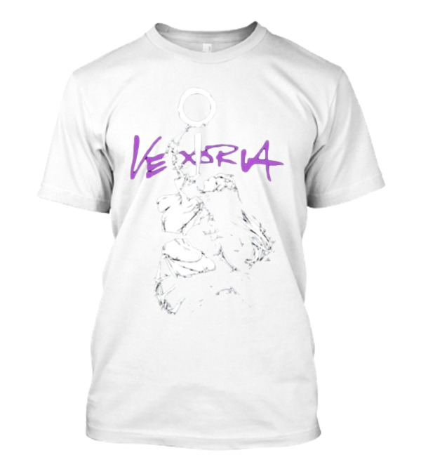 Vexoria Purple Solar Eclipse White Figure T-Shirt