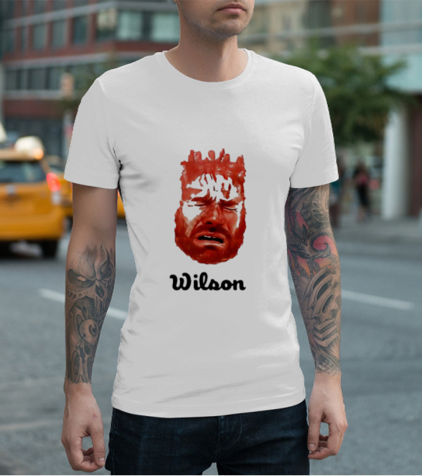 Wilson Tom Wilson Fake Crying Meme Red Face 2025 T-Shirt