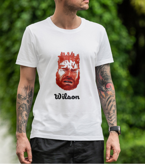 Wilson Tom Wilson Fake Crying Meme Red Face 2025 T-Shirt