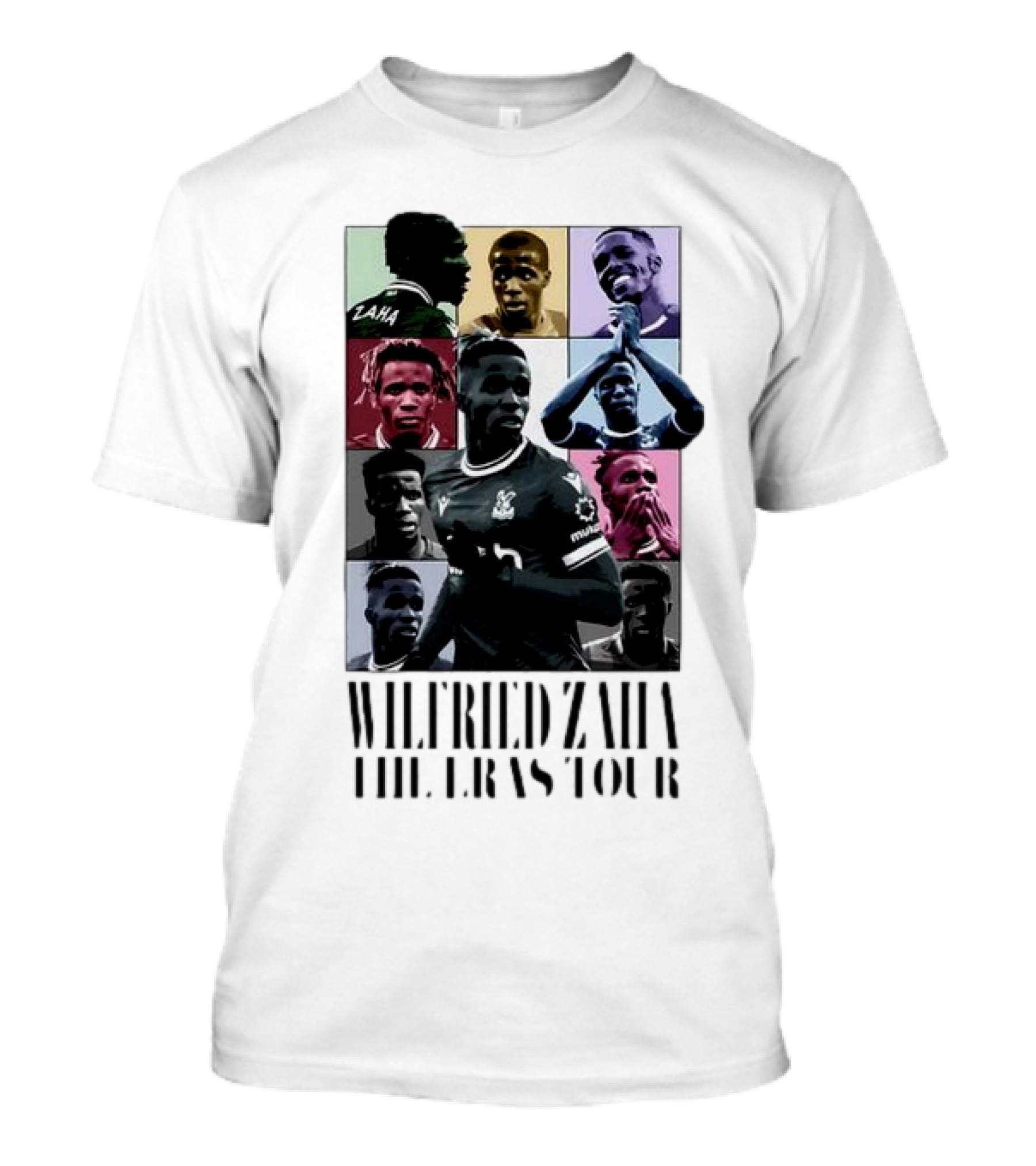 Wilfried Zaha The Eras Tour Crystal Palace Football Collage T-Shirt