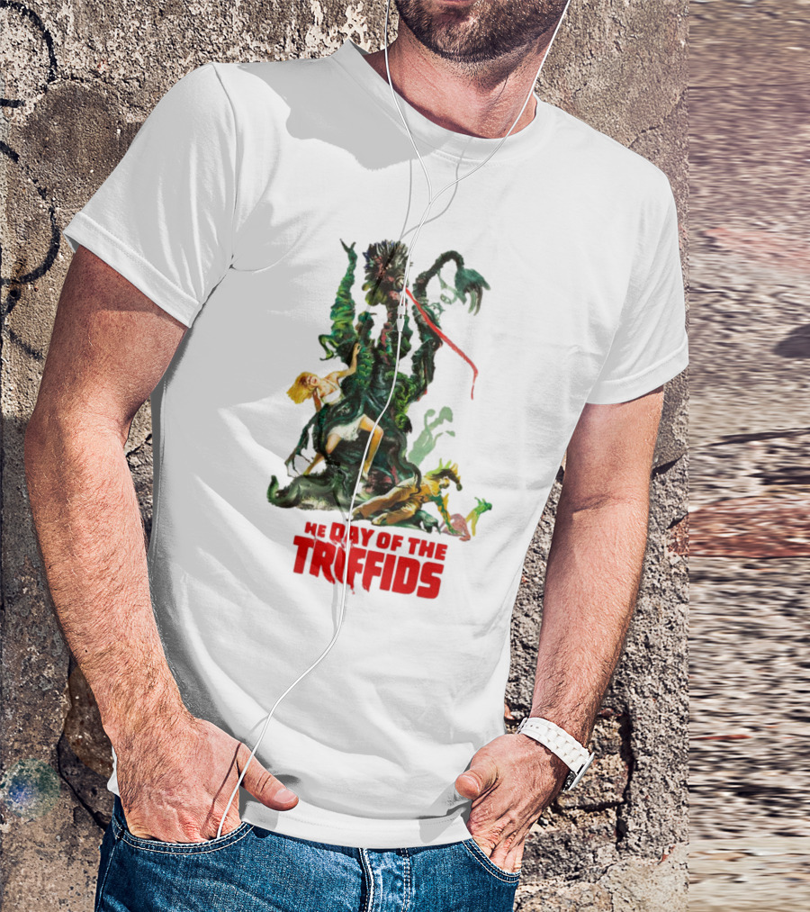 The Day Of The Triffids Classic Movie Horror Imagery T-Shirt