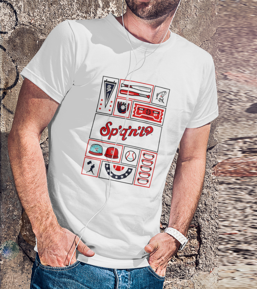 Spokane Indians Ballpark Fun Elements Sp'q'n'iʕ T-Shirt