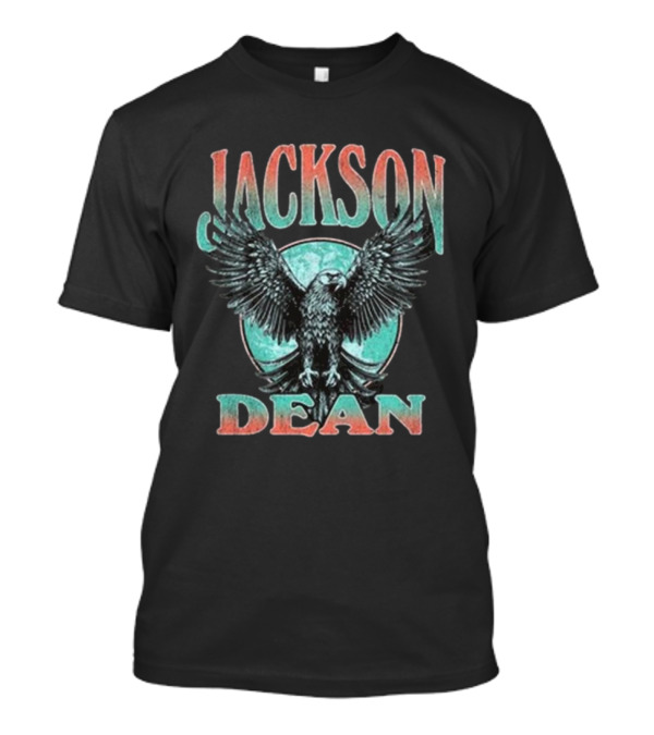Jackson Dean Eagle Retro Style Graphic T-Shirt