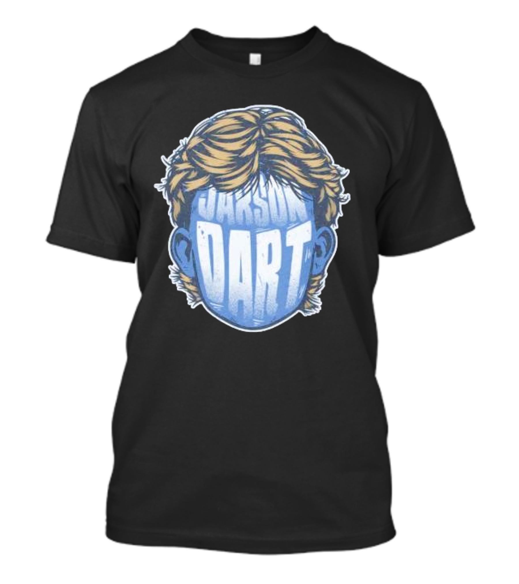 Jaxson Dart Text Face With Blonde Hair T-Shirt