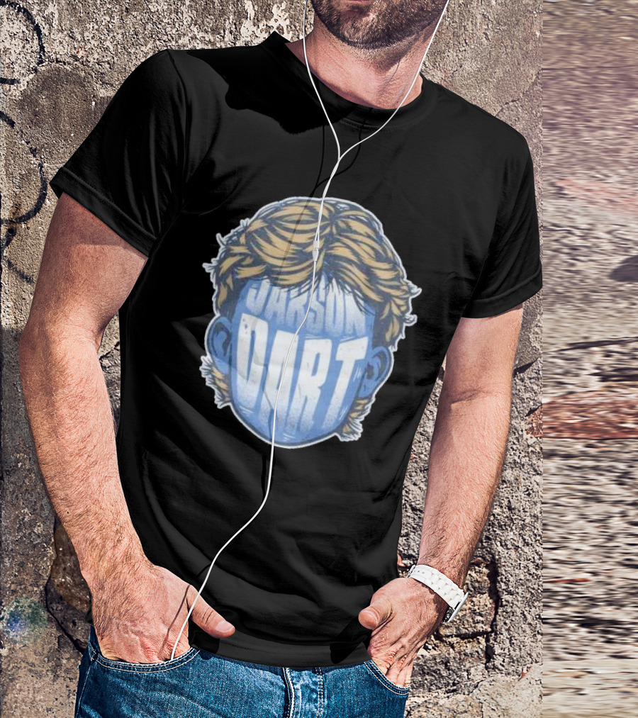 Jaxson Dart Text Face With Blonde Hair T-Shirt