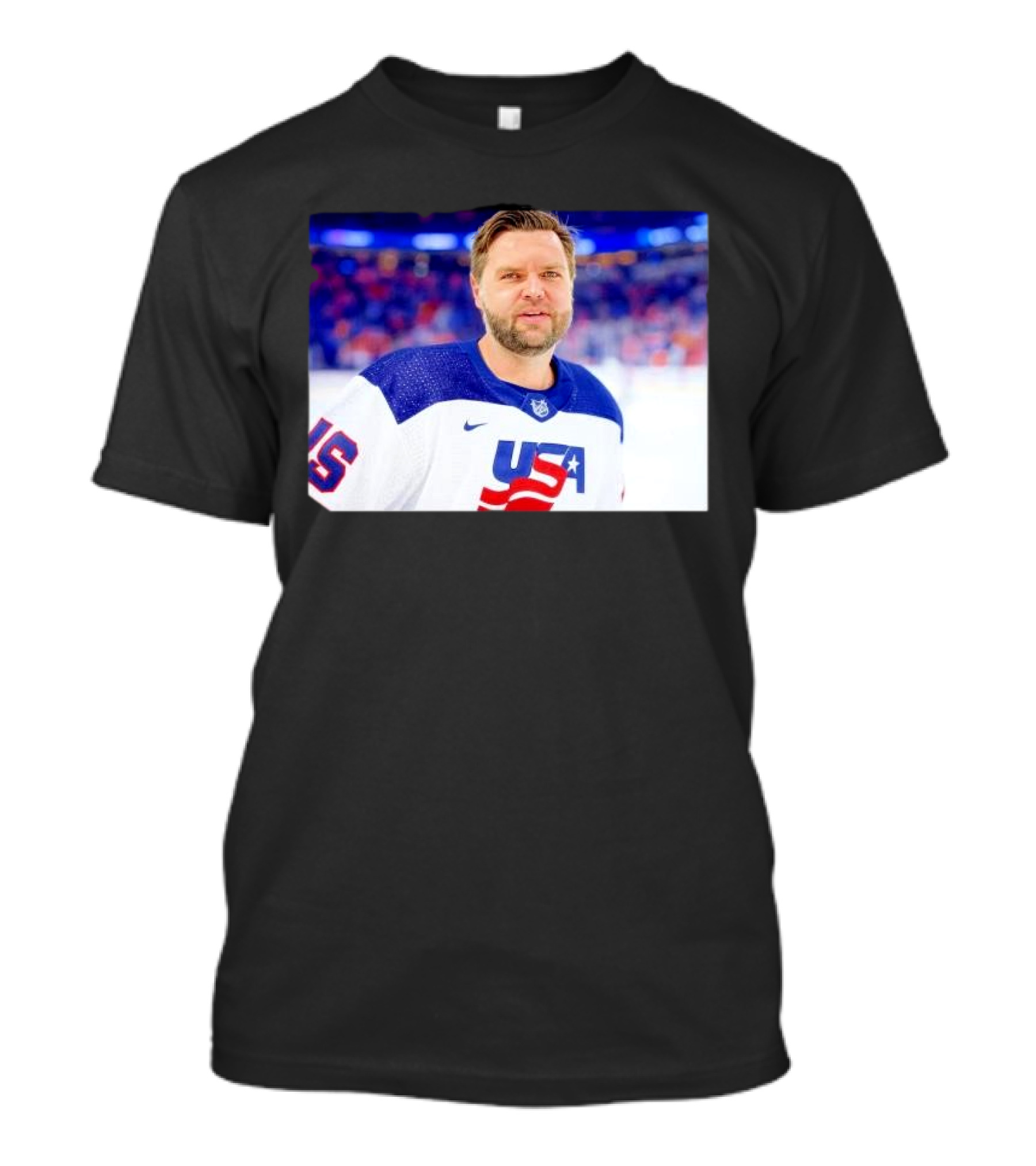 "JD Vance USA Hockey 4 Nations Face-Off Winning Games" T-Shirt