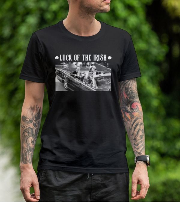 "Luck Of The Irish Jen Razavi Kennedy Car" T-Shirt