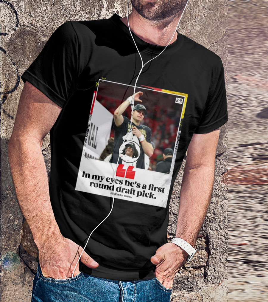 Jeremiah Smith In My Eyes He's A First Round Draft Pick National Champions T-Shirt