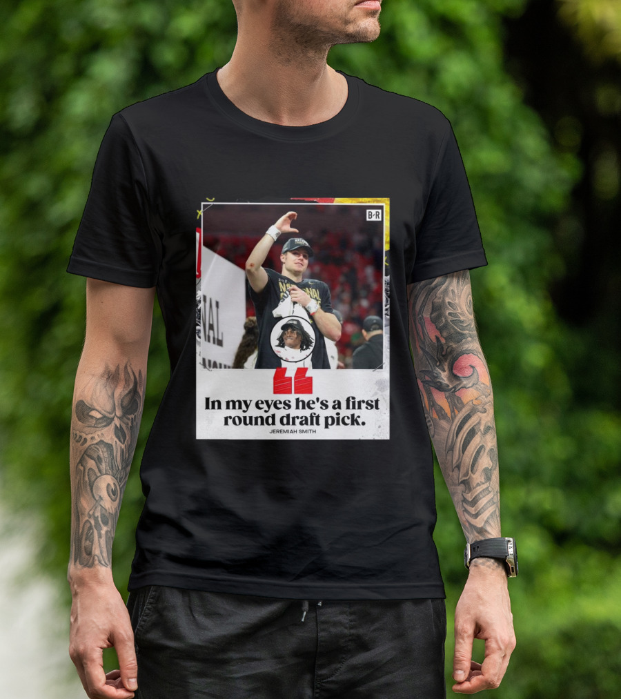 Jeremiah Smith In My Eyes He's A First Round Draft Pick National Champions T-Shirt
