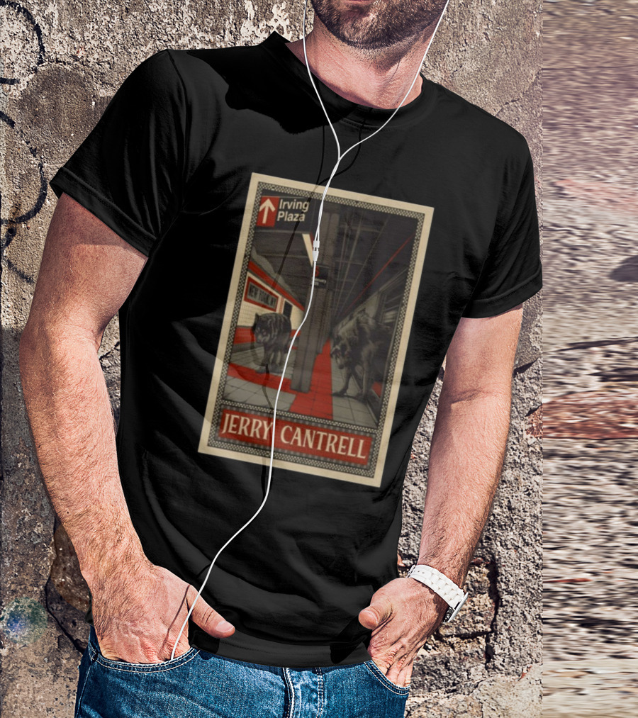Irving Plaza February 5 2025 New York NY Jerry Cantrell Wolves Subway T-Shirt
