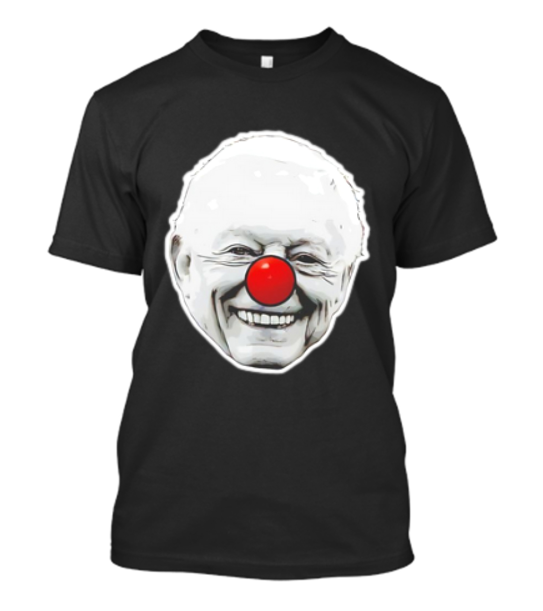 Jerry Jones Clown Red Nose Big Face T-Shirt
