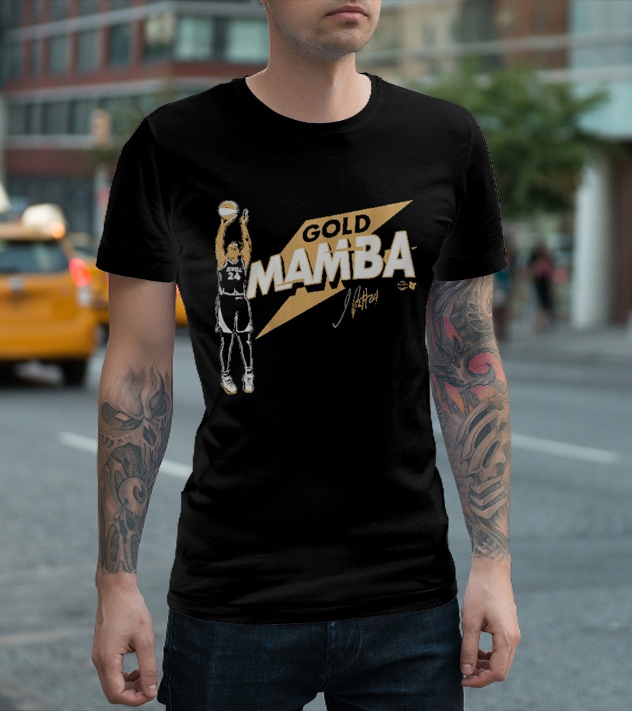 Gold Mamba Jewell Loyd Basketball Graphic T-Shirt