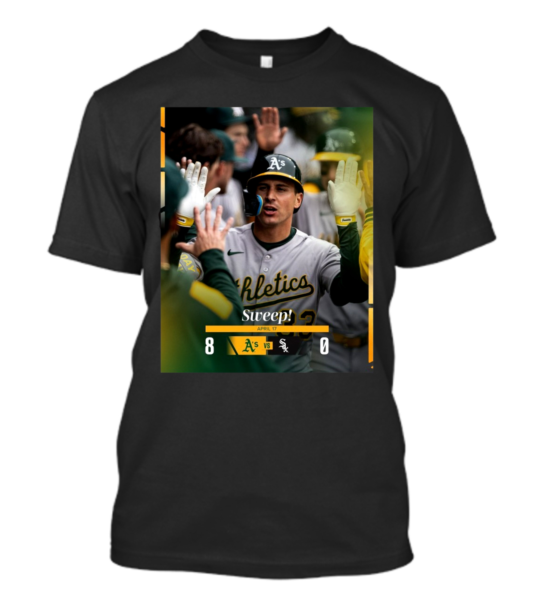 JJ Bleday Sweep Athletics Vs White Sox April 17 8-0 T-Shirt