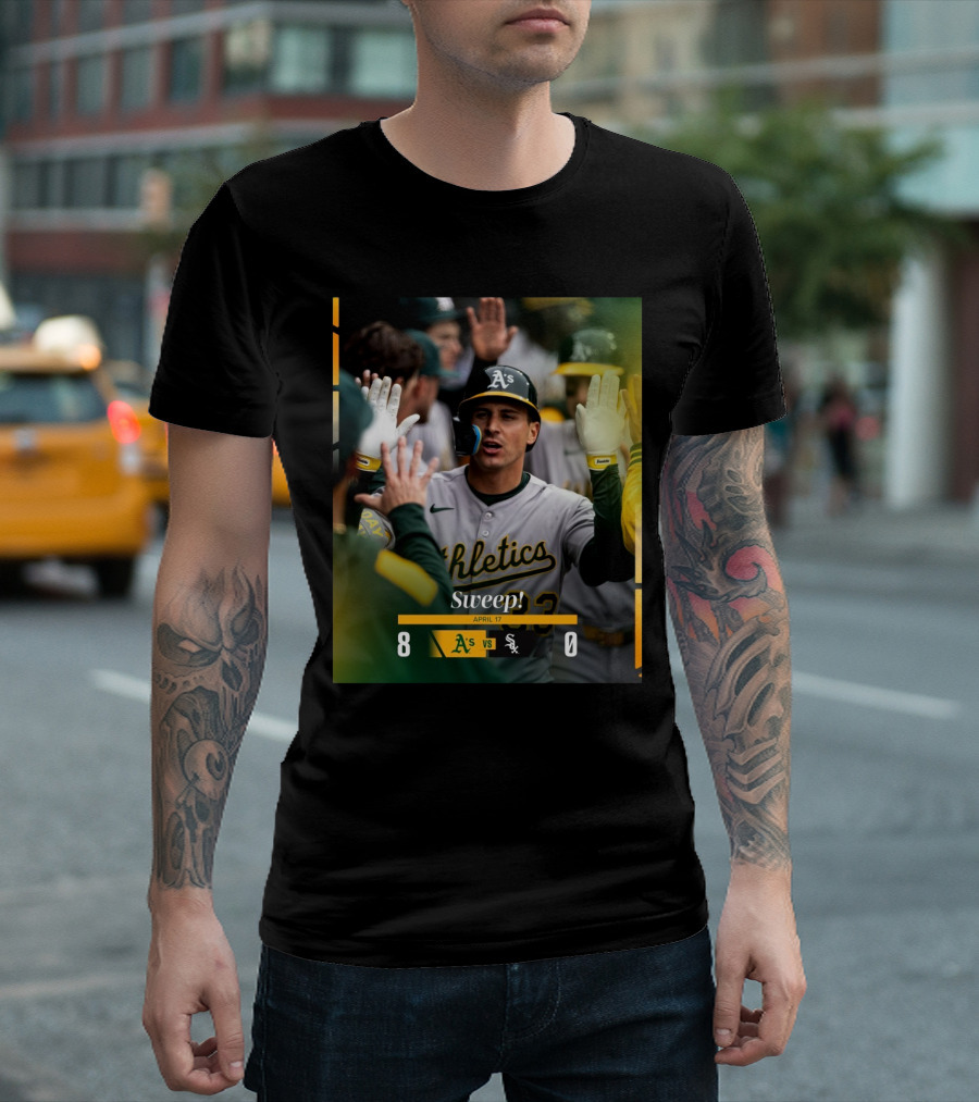 JJ Bleday Sweep Athletics Vs White Sox April 17 8-0 T-Shirt