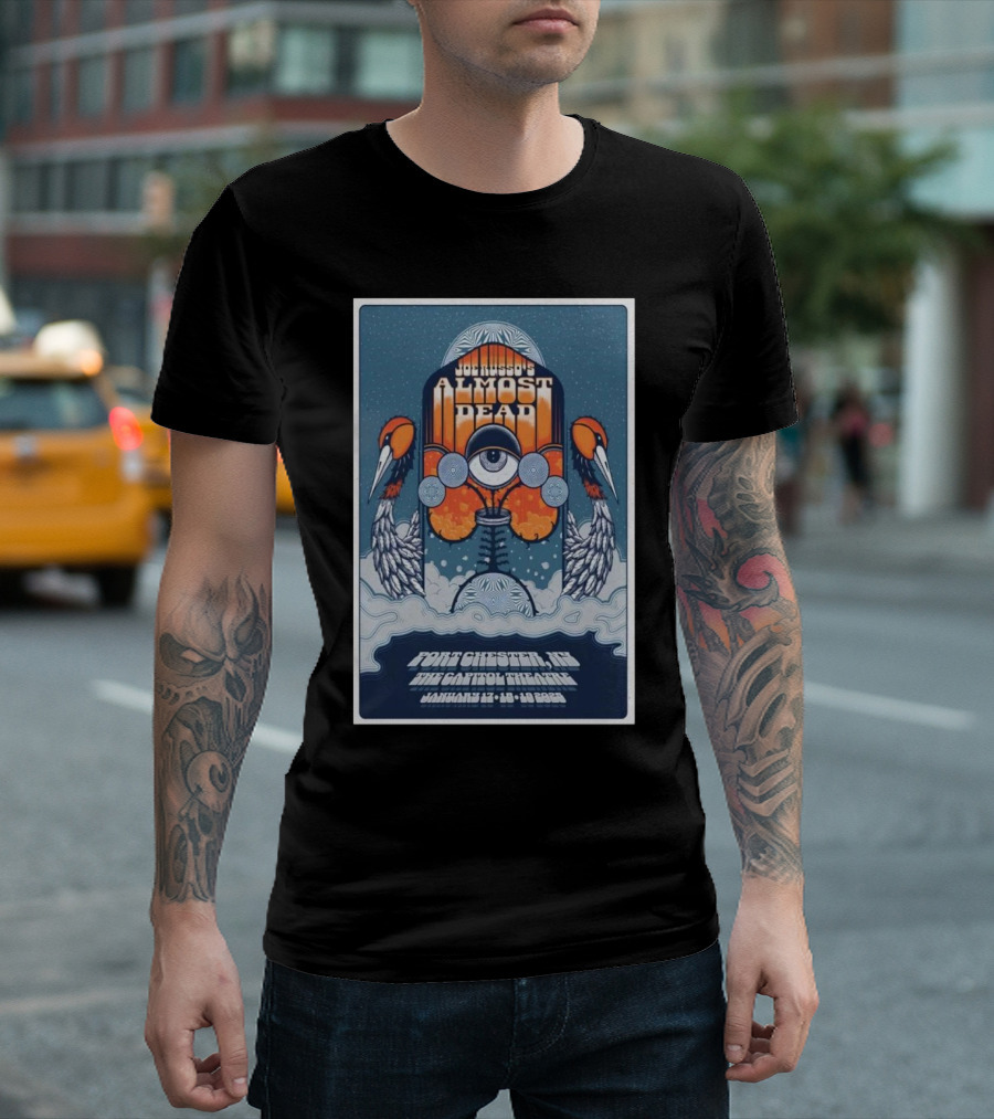 Joe Russo’s Almost Dead Capitol Theatre Port Chester NY January 17-18-19 2025 Psychedelic Art T-Shirt