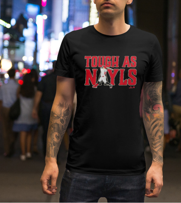 Tough As Nayls Josh Naylor 22 Swing Baseball Player T-Shirt