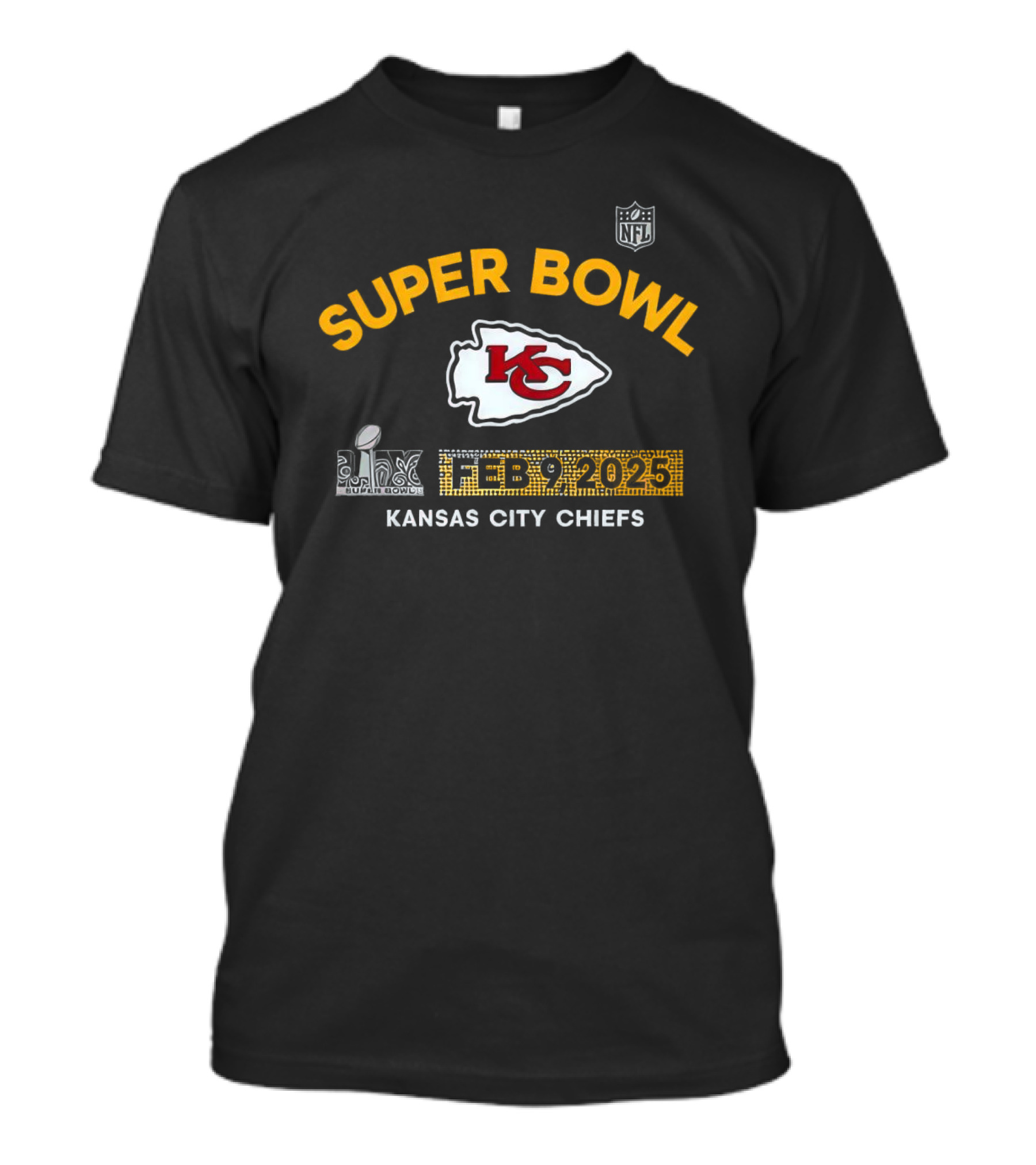 Kansas City Chiefs Super Bowl LIX Feb 9 2025 New Orleans T-Shirt