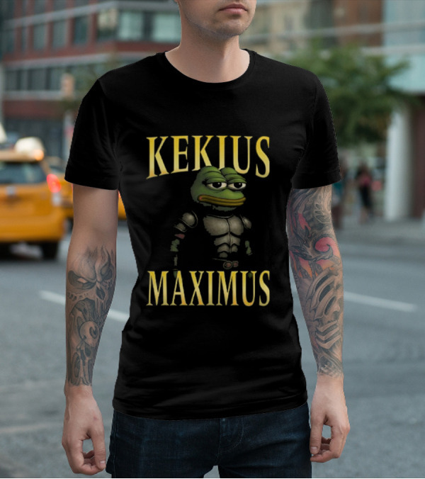 Kekius Maximus Gladiator Frog Armor T-Shirt