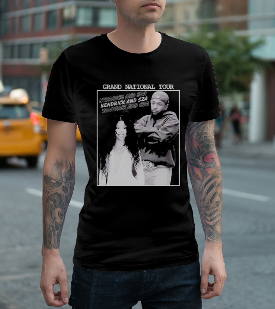 Grand National Tour Kendrick and SZA Album Kendrick Lamar T-Shirt