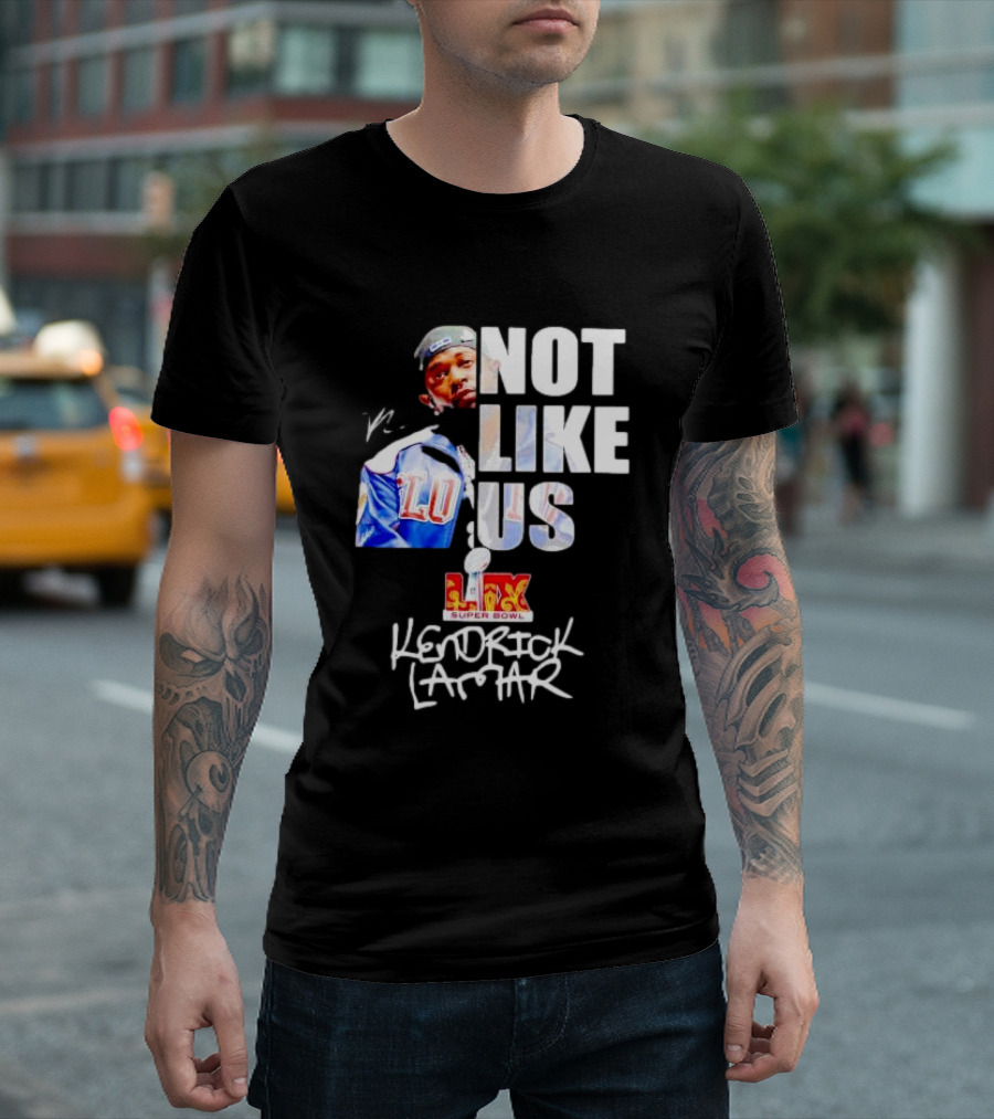 Kendrick Lamar Not Like Us Super Bowl LIX LA Rams T-Shirt