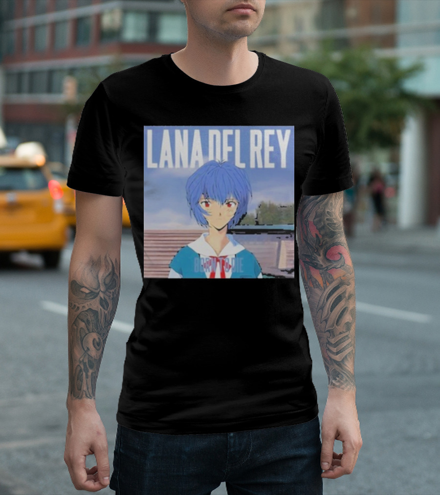 Lana Del Rey Born To Die Rei Ayanami Crossover T-Shirt