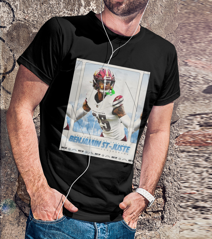 Welcome To Los Angeles Benjamin St-Juste Cornerback Bolt Up T-Shirt